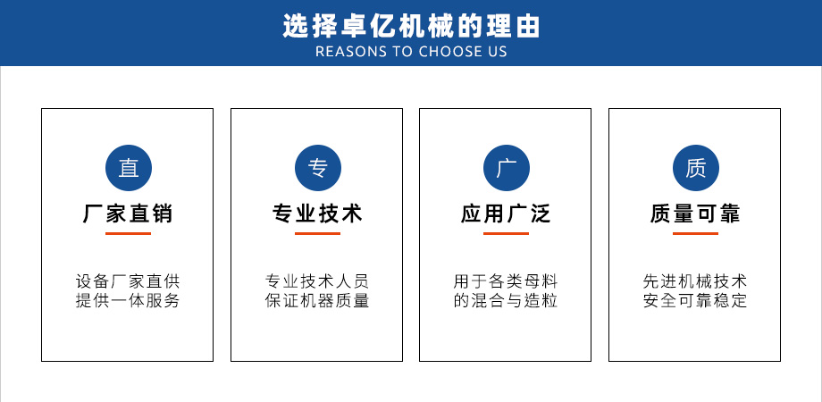 選擇卓億機(jī)械的理由